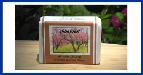 Shalom! Almond soap Shalom